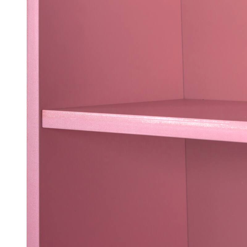 Simple Hair Desk with 2 Drawers,Multi-Layer Storage,Large Storage Space