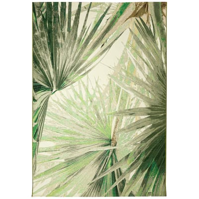 Liora Manne Marina Palm Fan Indoor/Outdoor Rug