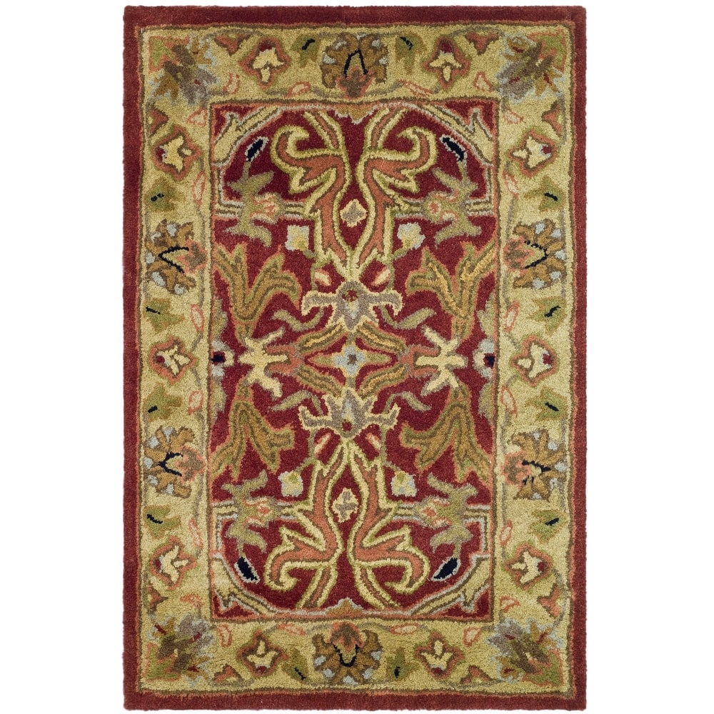 SAFAVIEH Handmade Heritage Abc Traditional Oriental Wool Rug