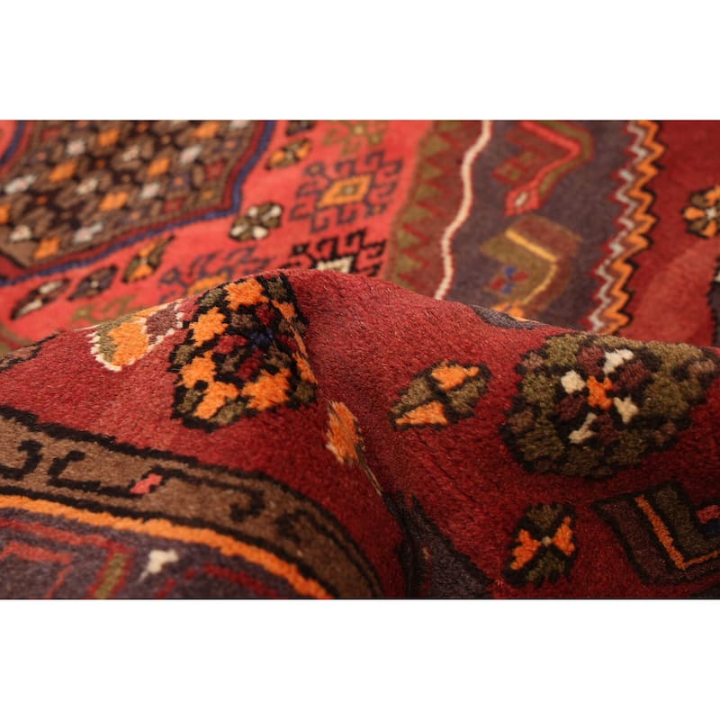 ECARPETGALLERY Hand-knotted Andelz Red Wool Rug - 3'1 x 4'8
