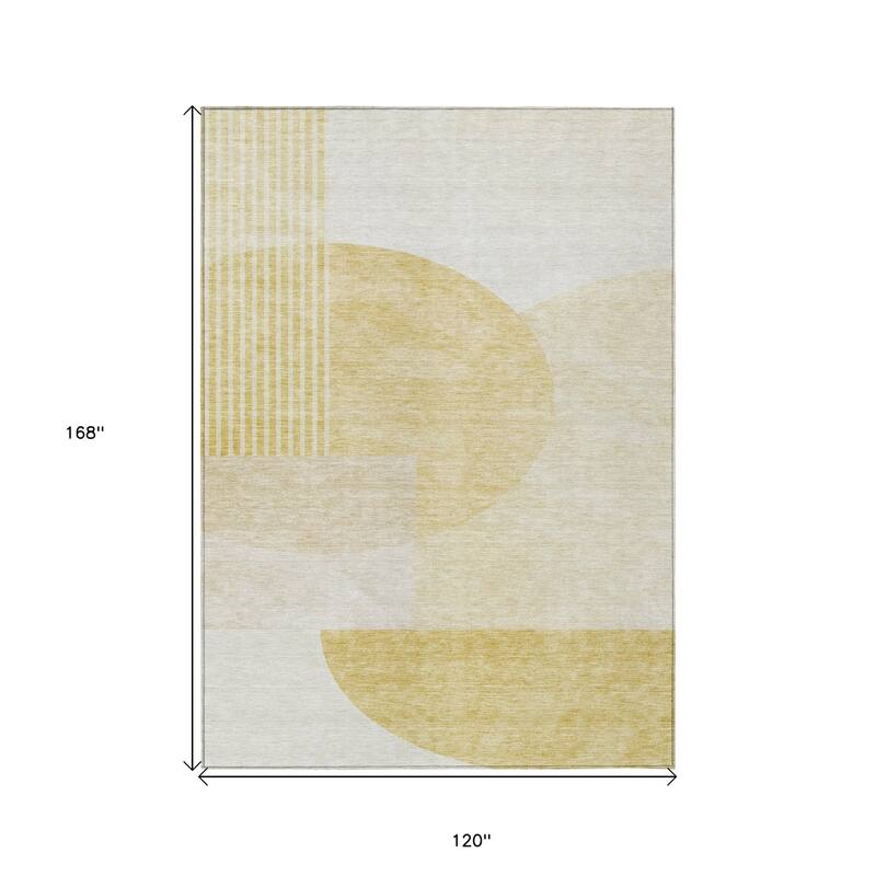 HomeRoots Geometric Transitional Rectangle Outdoor Rug