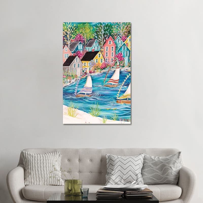 iCanvas "Coastal Life" by Estelle Grengs Canvas Print - 48x32x1.5