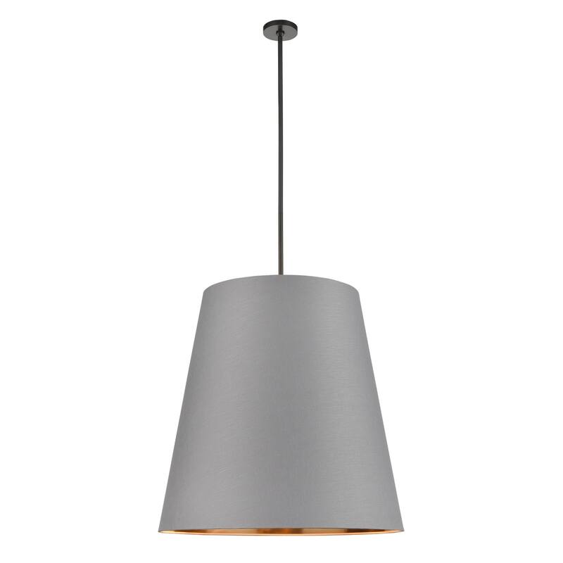 Alora Lighting PD311030B Calor 3 Light 30" Wide Pendant - Urban Bronze / Grey / Gold