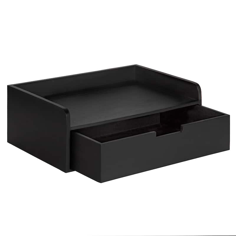 Kate and Laurel Kitt Premium Sold Wood Floating Shelf Side Table