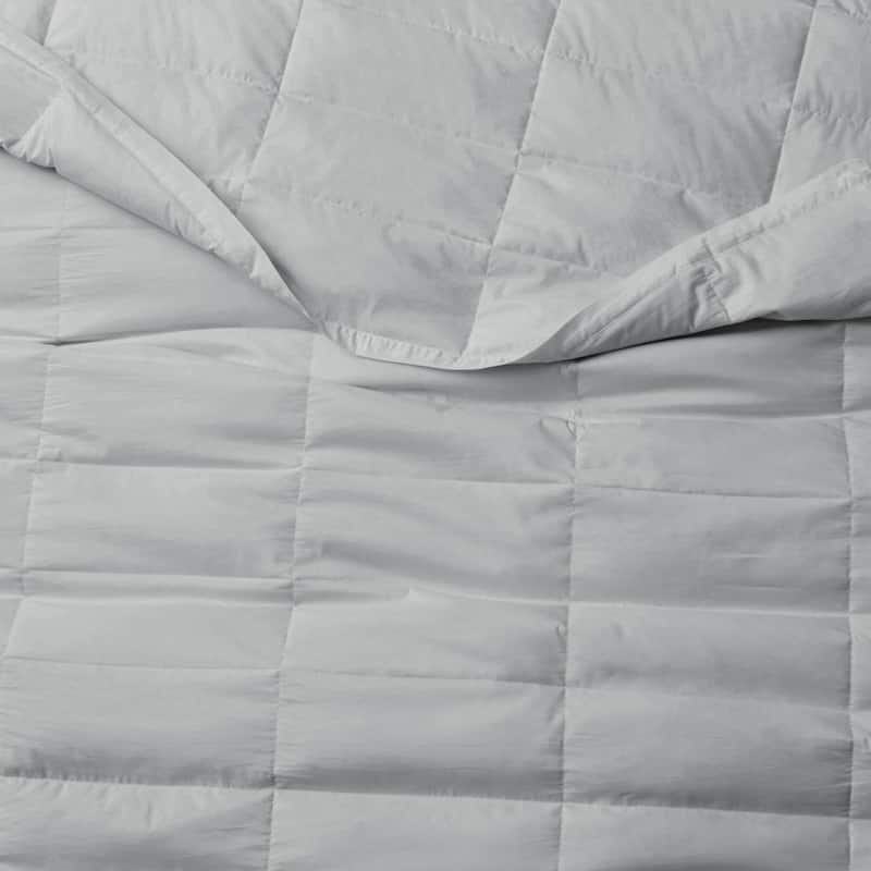 Lightweight Cooling Lyocell White Down Comforter, Tencel Oversized Blanket for Summer