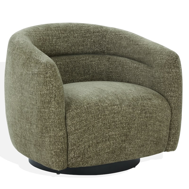 SAFAVIEH Couture Kellybryn Chenille Swivel Chair - 33"W x 31"D x 28"H