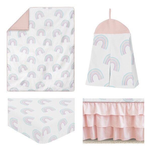 pastel crib bedding