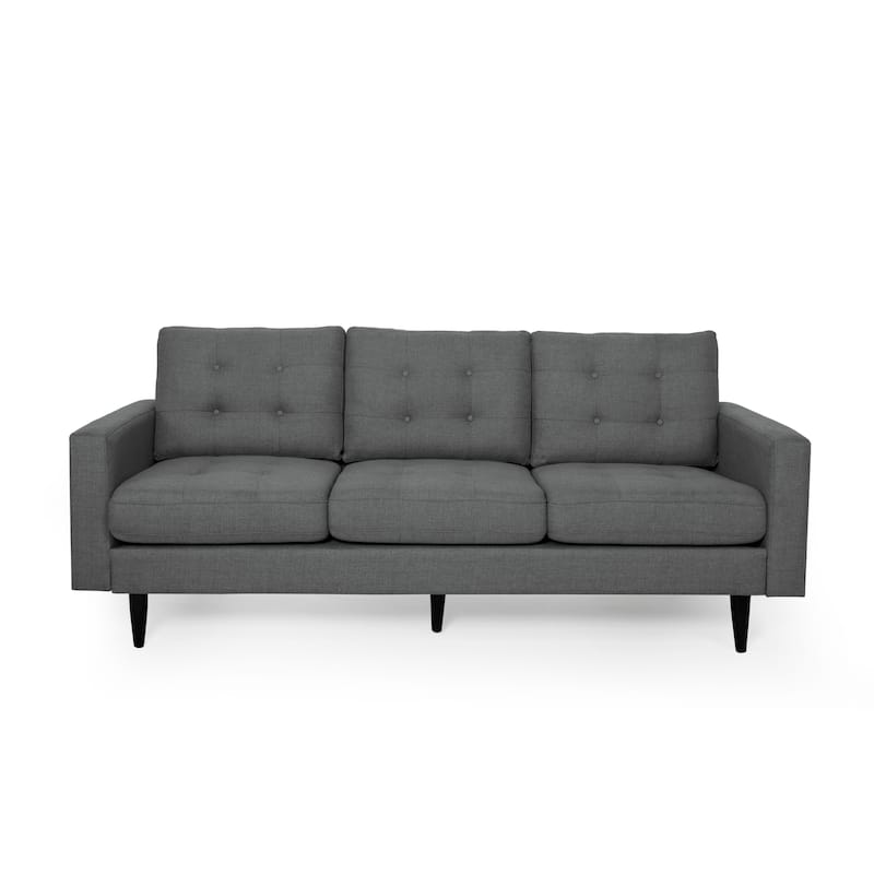 Adderbury Contemporary 3-seat Tufted Fabric Sofa by Christopher Knight Home