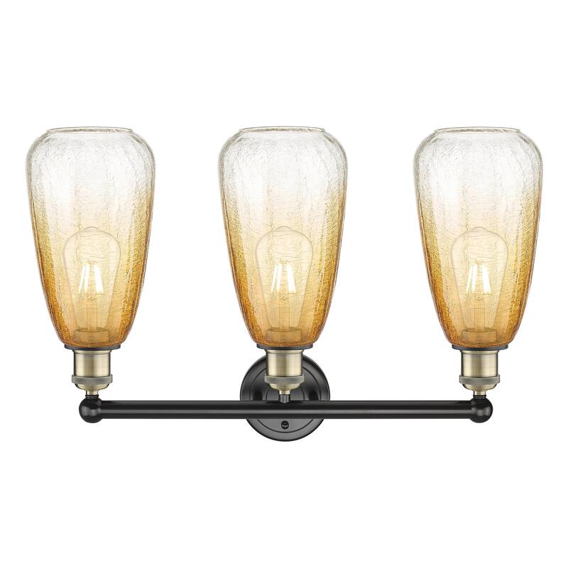 Innovations Lighting Endless Possibilities Edison - Brookhaven Almond - 3 Light 24" Bath Vanity Light