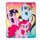 preview thumbnail 4 of 5, Hasbro My Little Pony Rainbow Surprise Silk Touch Sherpa Throw Blanket