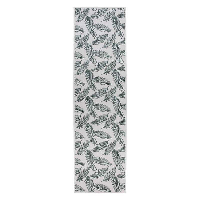 World Rug Gallery Nature Inspired Floral Indoor/Outdoor Area Rug