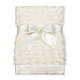 preview thumbnail 1 of 2, Bearington Baby Small Creamy White Swirly Security Blankie, 16" x 16"