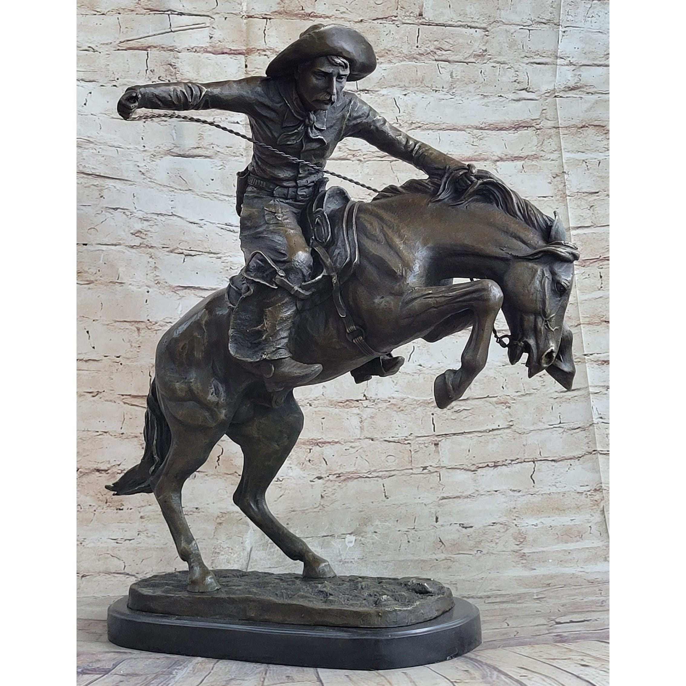 Frederic Remington Bronco Buster Bucking Horse Western Americana