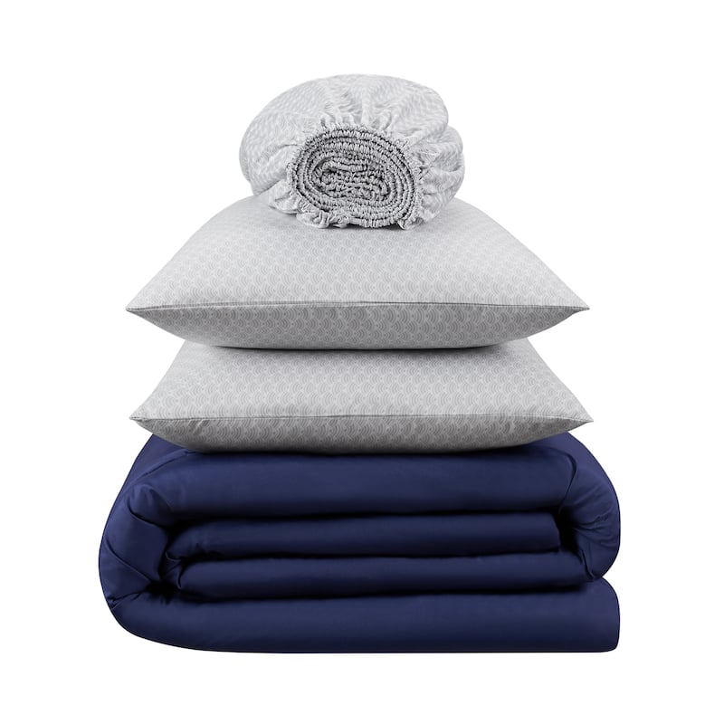 Serta Simply Clean Antimicrobial Pleated Bed in a Bag