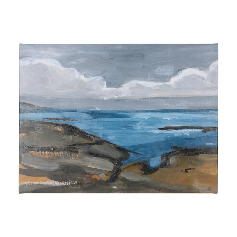 Grey Sky I (56 x 42) Canvas Art Print - Large