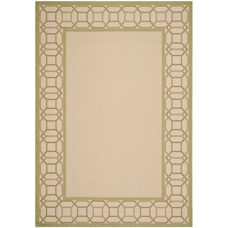 Martha Stewart by SAFAVIEH Facet Border Indoor/ Outdoor Waterproof Rug