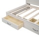 preview thumbnail 9 of 11, Twin Size Relaxation Daybed with Drawers & Sockets & Shelf