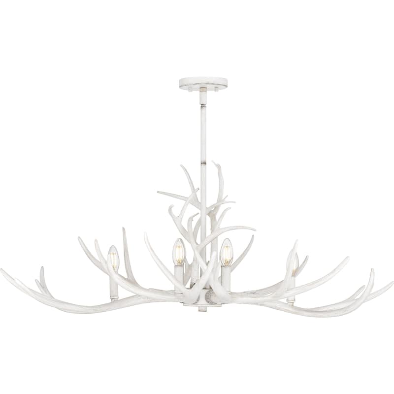 Brosh 6-Light Antique White Island Light
