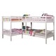 preview thumbnail 15 of 15, Furniture of America Ness Traditional Twin-over-Twin Bunk Bed with Trundle