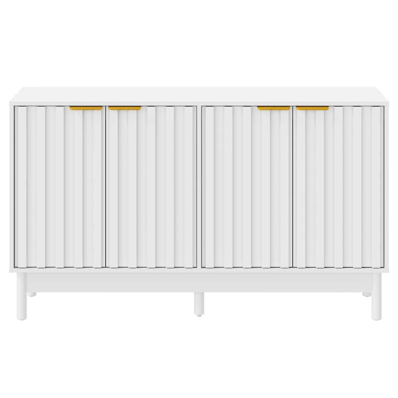 Buffet Cabinet with Doors and Adjustable Shelves