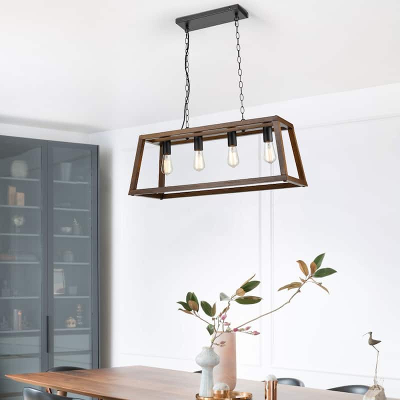 Light Society Bristol Wood Pendant Lamp