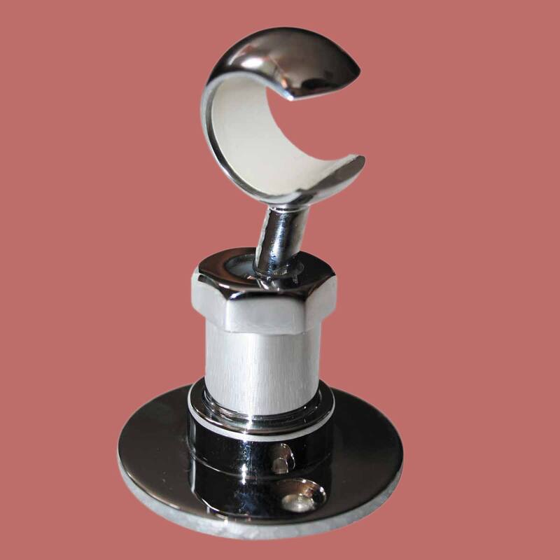 Twist-In Bracket Chrome Bathroom Shower Part Replacement Renovators Supply