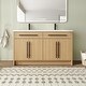preview thumbnail 3 of 17, Jentoria 48"/60" FreeStanding Bathroom Vanity with Sink, Bathroom Vanity with Soft Close Door and Adjustable Shelf