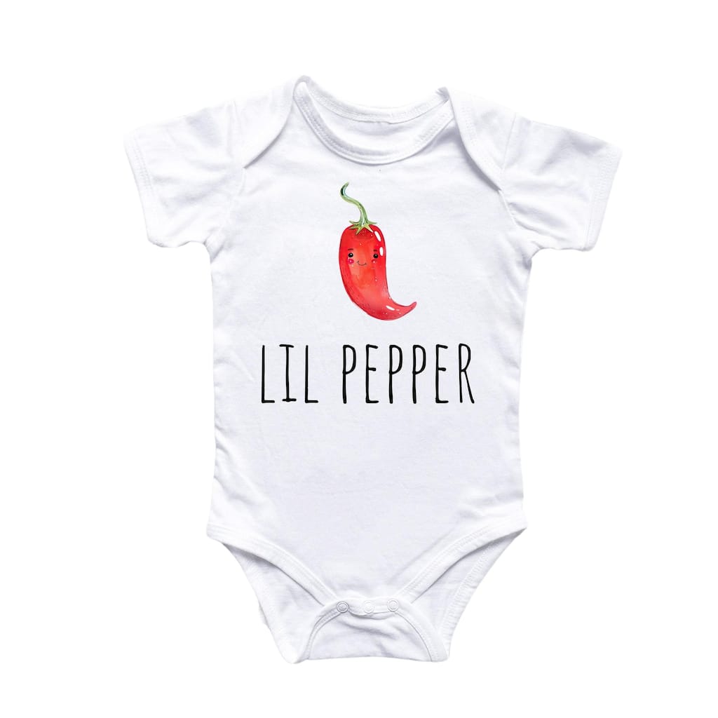 Little Pepper - Baby Boy Girl Clothes Infant Bodysuit Funny Cute Newborn