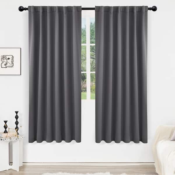 Deconovo Back Tab Blackout Curtains (2 Panel)