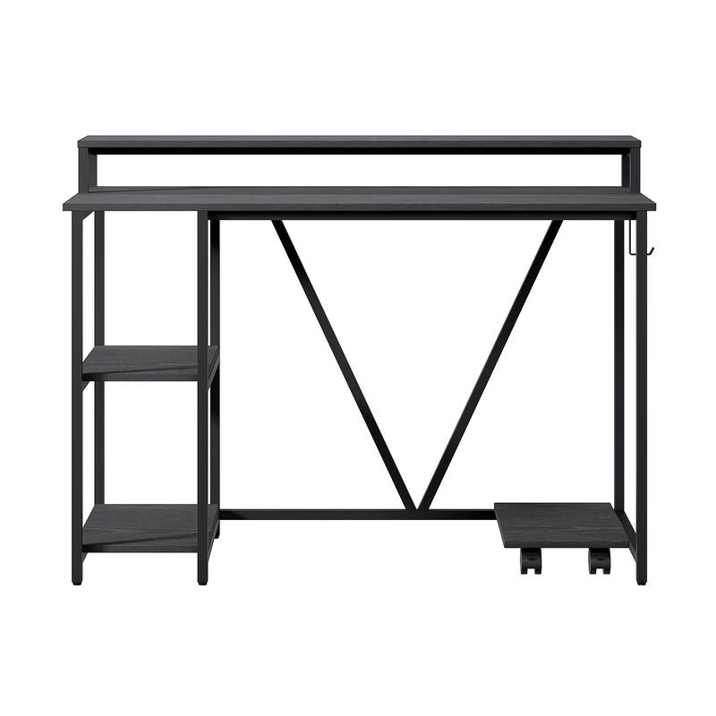 Versatile Industrial Writing Desk for Enhanced Work Efficiency and Style