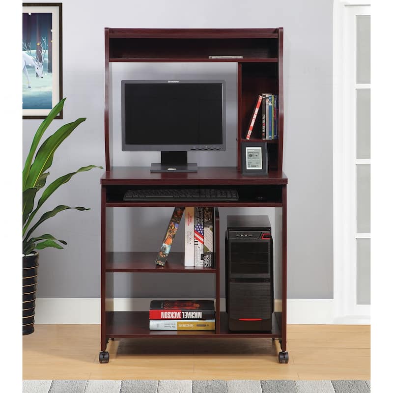 Versatile Mobile Utility Cart with Multiple Shelves