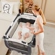 preview thumbnail 30 of 34, 4 in 1 Portable Pack and Play Baby Nursery Center with Bassinet - 41" x 28.5" x 31.5"