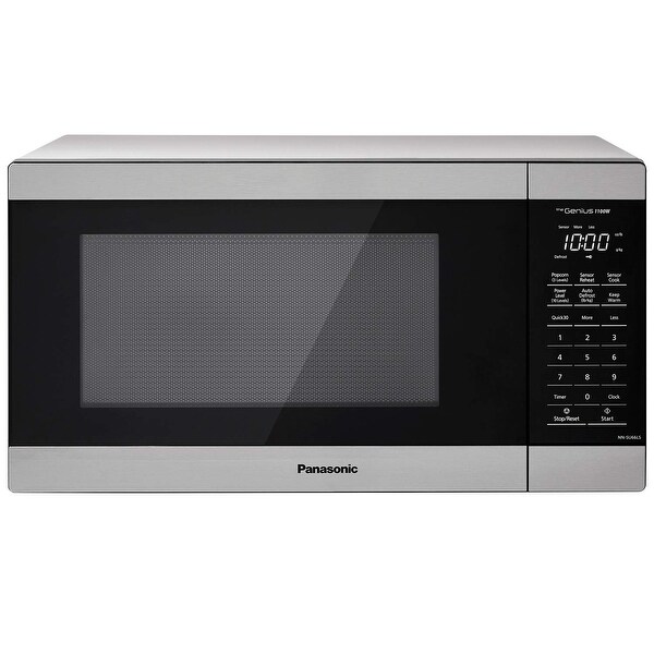 Panasonic genius sensor 2.2 cu ft countertop microwave discount