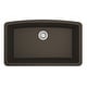 preview thumbnail 42 of 55, Karran Undermount Quartz Double Bowl Kitchen Sink Brown