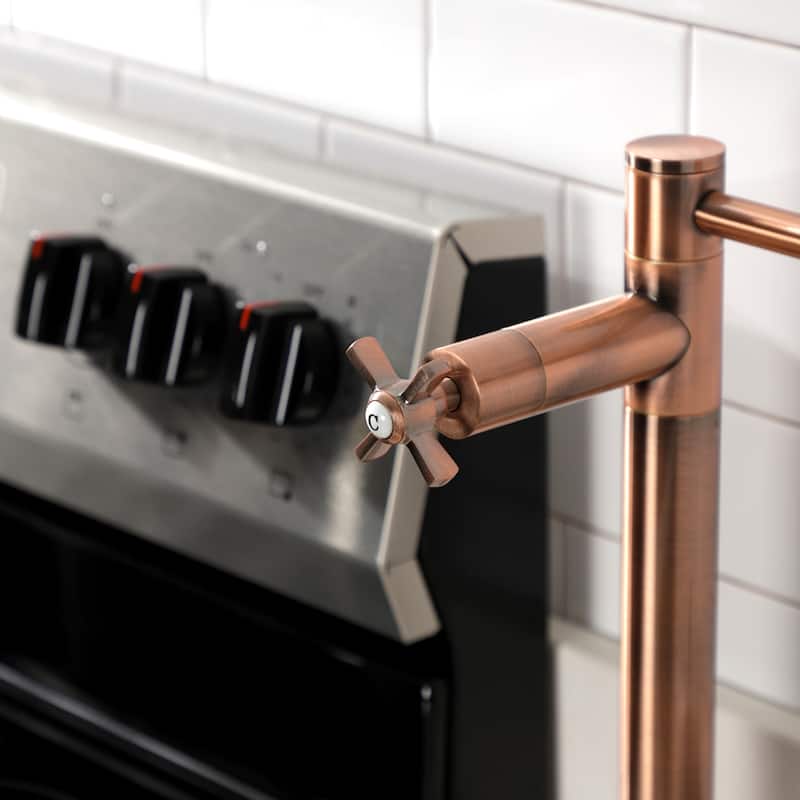 Millennium Two-Handle 1-Hole Deck Mount Pot Filler Faucet