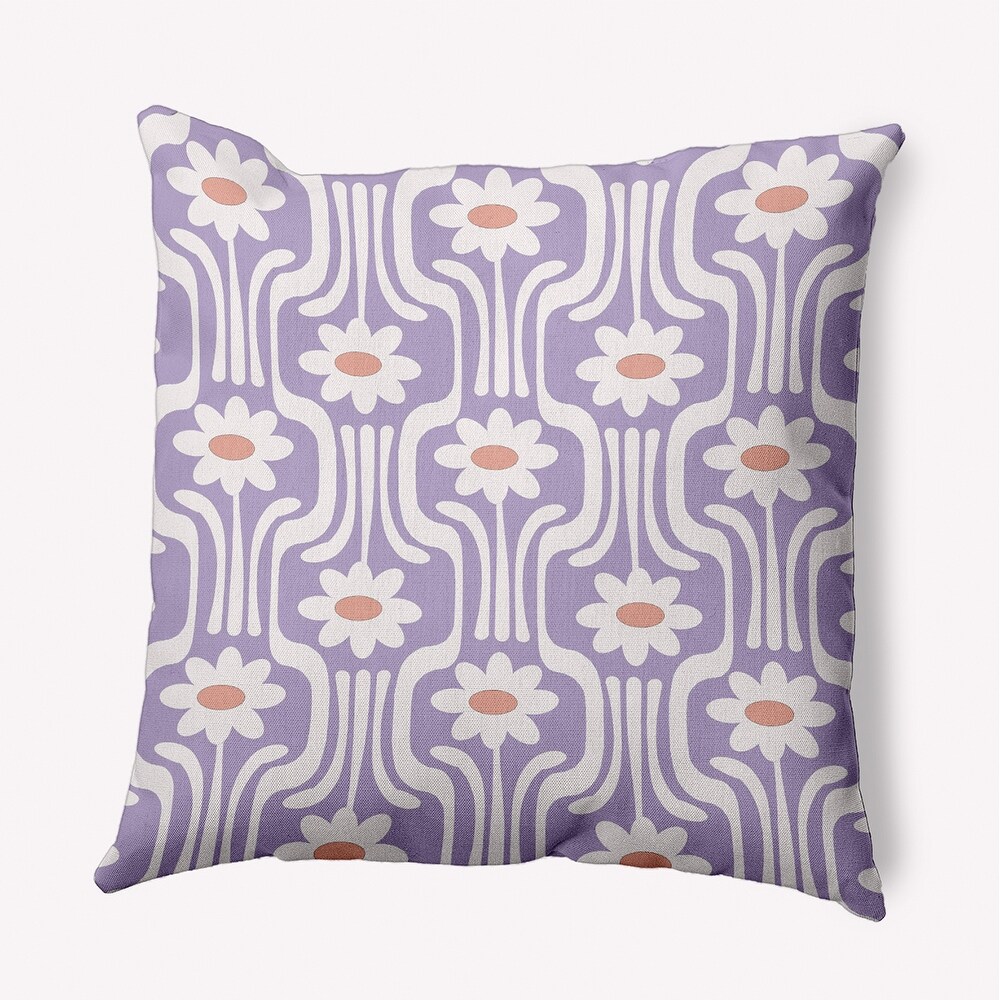 Purple Floral Outdoor Cushions and Throw Pillows Bed Bath Beyond