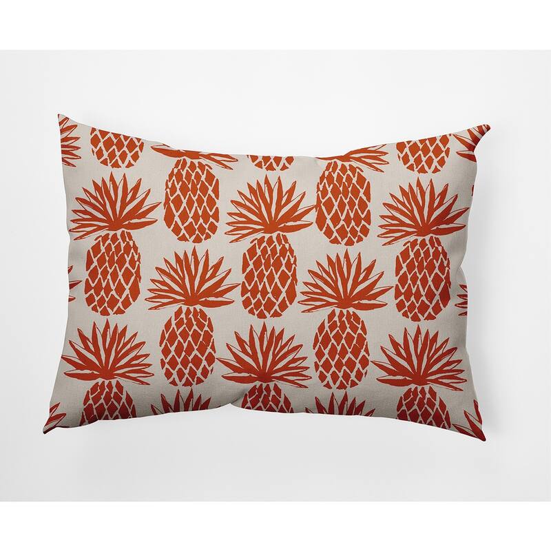 Pineapple Stripes Decorative Throw Pillow