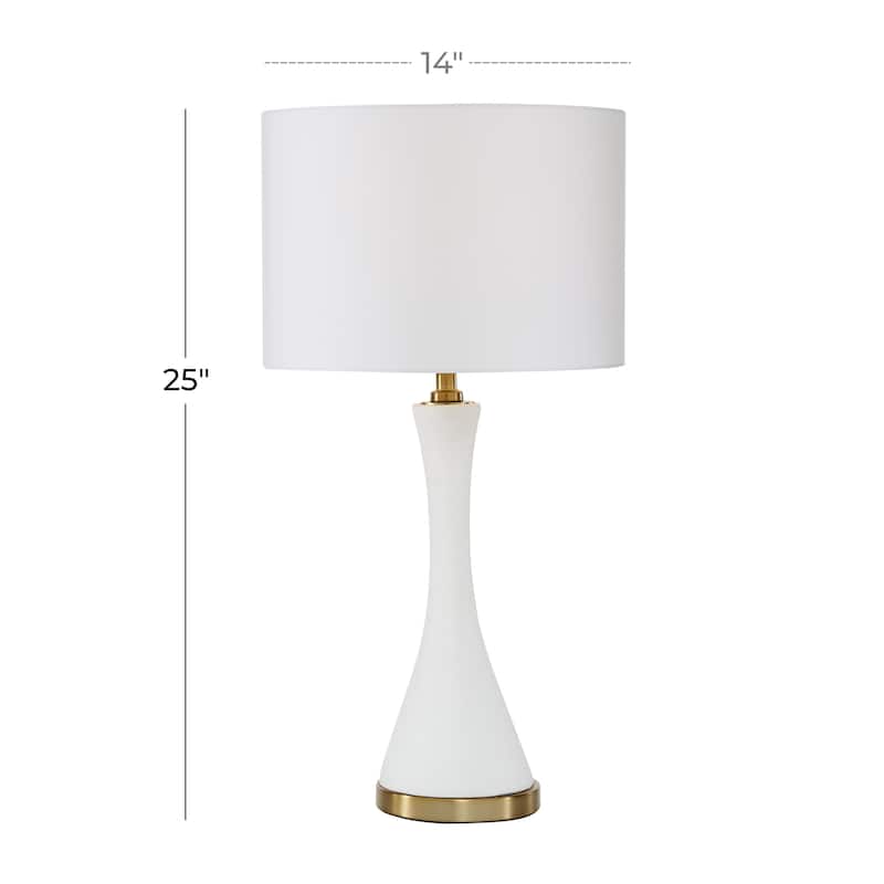 Ceramic Room Table Lamp - White - CosmoLiving by Cosmopolitan