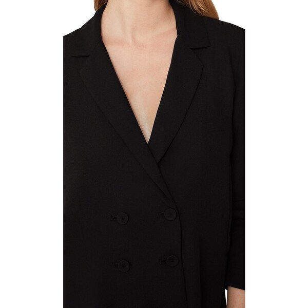bcbg high low peplum blazer