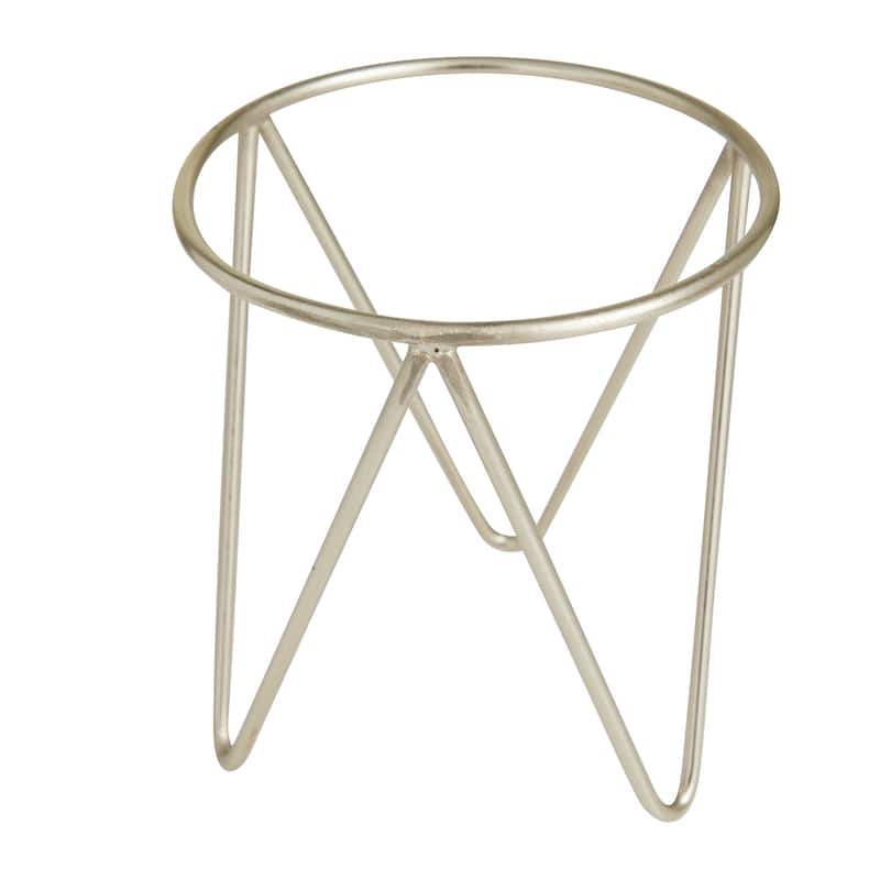 CosmoLiving by Cosmopolitan Metal Modern Planter (Set of 2) - S/2 12", 10"H