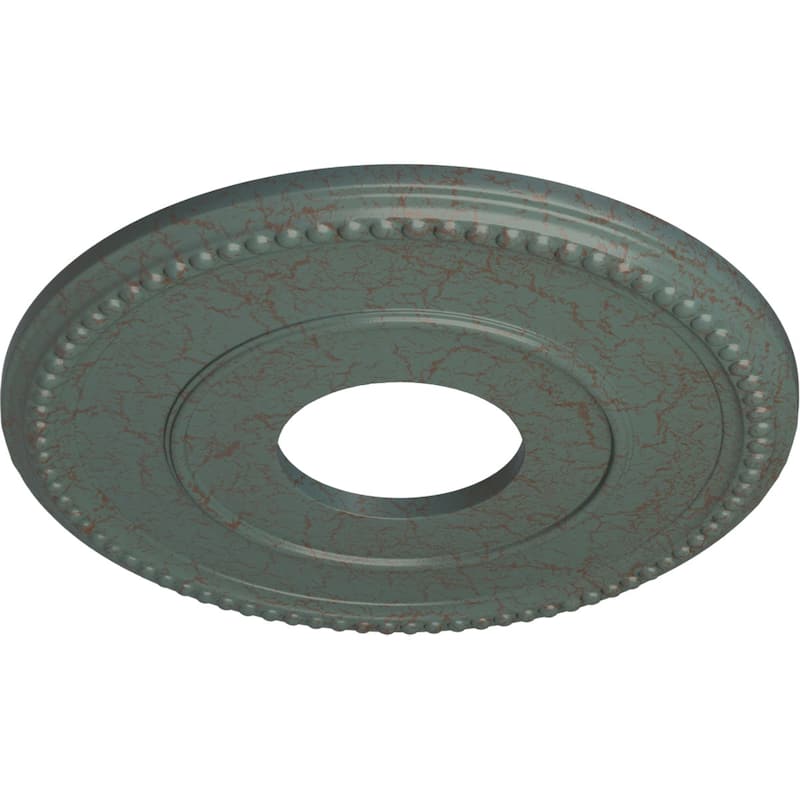 12 1/2"OD x 3 7/8"ID x 3/4"P Bradford Ceiling Medallion
