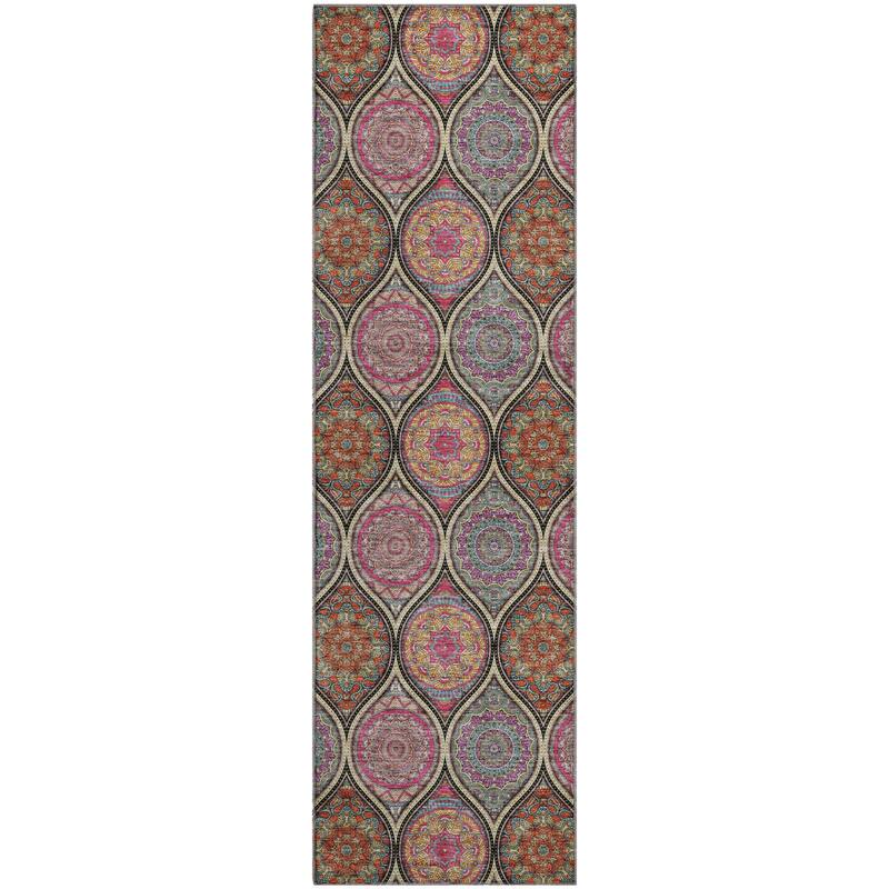 Premium Washable Super Soft Boho Mosaic Mayfield Rug