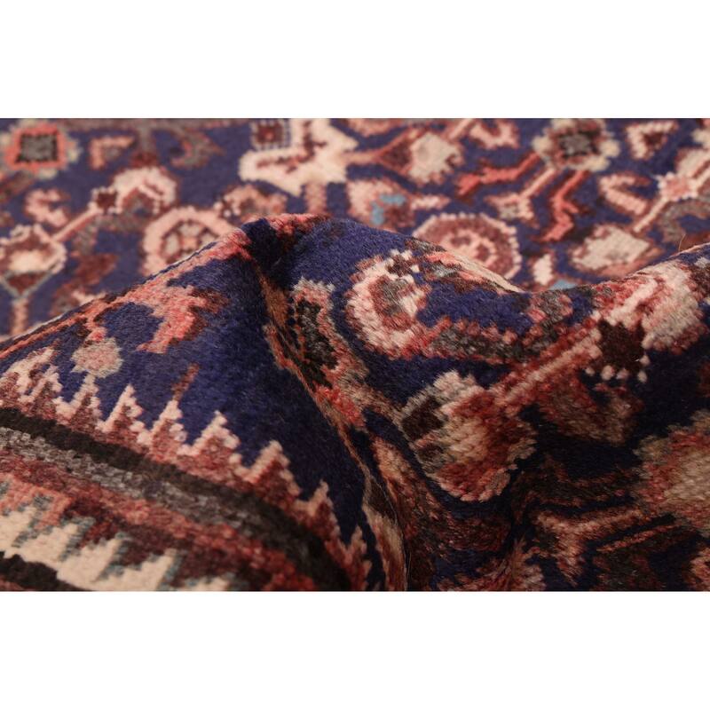 ECARPETGALLERY Hand-knotted Andelz Navy Wool Rug - 3'1 x 9'9