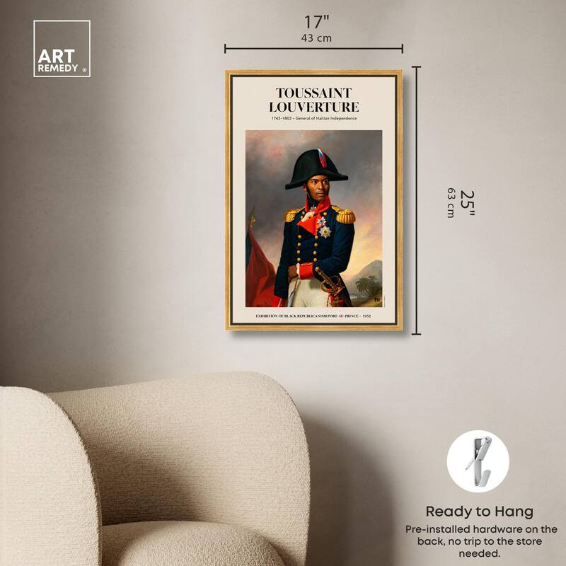 Toussant Louverture Canvas by Art Remedy