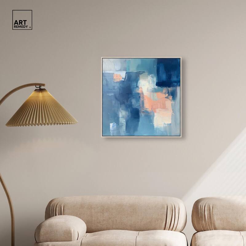 Whispering Blue II Canvas by Art Remedy