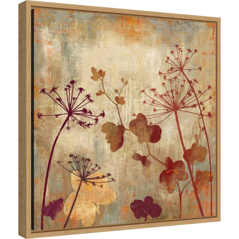 Canvas Art Framed 'Wild Field' by Aimee Wilson 16 x 16-inch