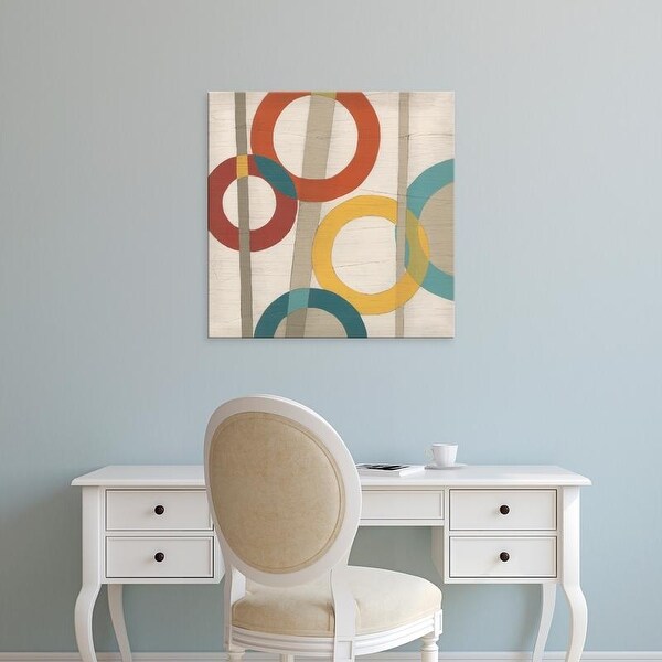 Easy Art Prints June Erica Vess's 'Circular Logic I' Premium Canvas Art