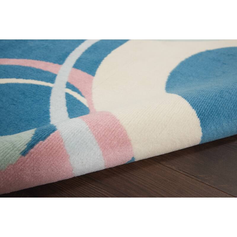 Nourison Grafix Transitional Geometric Abstract Area Rug