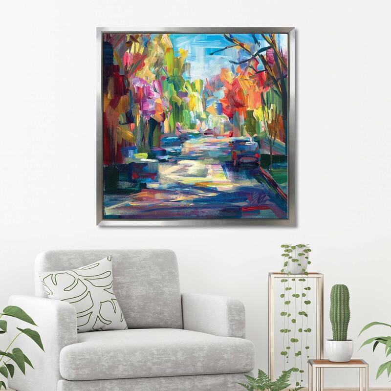 "Jeweled Morning" by Brooke Borcherding Print on Floating Canvas