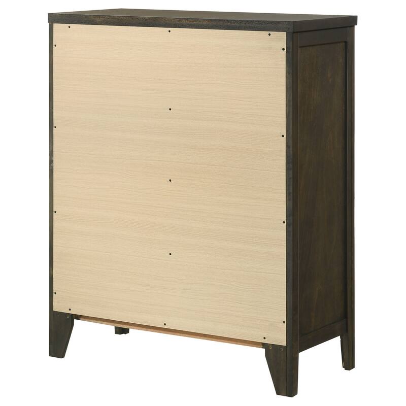 Clement Dark Cocoa 4-drawer Chest of Drawers